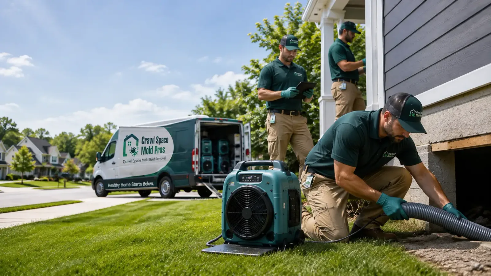 Crawl Space Mold Removal in Odessa, DE